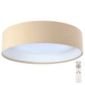 Dimbare LED Plafond Lamp SMART GALAXY LED/24W/230V beige/wit + afstandsbediening