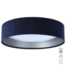 Dimbare LED Plafond Lamp SMART GALAXY LED/24W/230V blauw/zilver + afstandsbediening