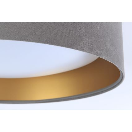 Dimbare LED Plafond Lamp SMART GALAXY LED/24W/230V grijs/goud + afstandsbediening