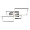 Dimbare LED-plafondlamp 42W/230V 3000K mat chroom