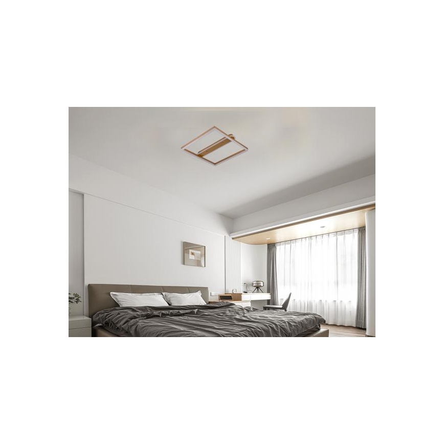 Dimbare LED-plafondlamp 60W/230V 3000-6500K + afstandsbediening