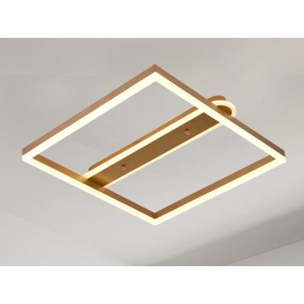 Dimbare LED-plafondlamp 60W/230V 3000-6500K + afstandsbediening
