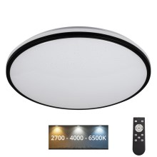 Dimbare LED Plafondlamp ARVOS LED/37W/230V zwart + afstandsbediening