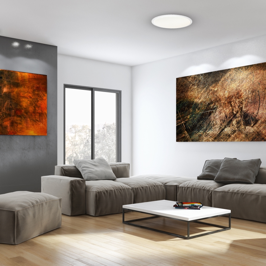 LED dimbare plafondlamp CRUZ LED/40W/230V 2000lm + afstandsbediening