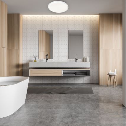 Dimbare LED plafondlamp CRUZ met afstandsbediening LED/66W/230V 3300lm