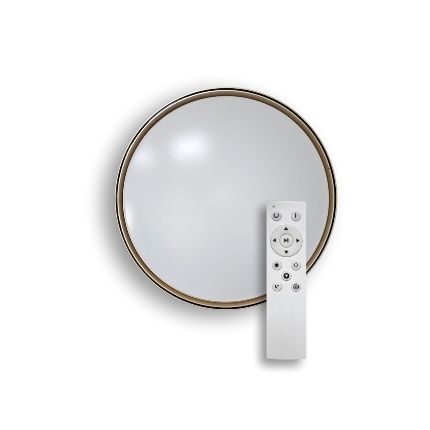 Dimbare LED plafondlamp EBRO LED/36W/230V 2700-6500K diameter 50 cm + afstandsbediening