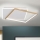 Dimbare LED Plafondlamp EMANUEL LED/50W/230V wit/goud