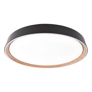 Dimbare LED-plafondlamp ILVI LED/30W/230V 2700-6500K Ø 40 cm zwart/beige + afstandsbediening