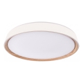 Dimbare LED plafondlamp ILVI LED/45W/230V 2700-6500K Ø 50 cm wit/beige + afstandsbediening