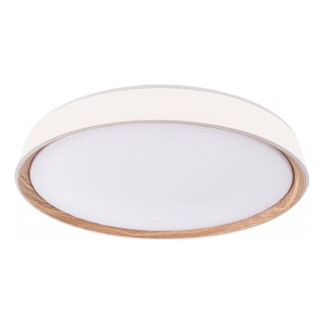 Dimbare LED plafondlamp ILVI LED/45W/230V 2700-6500K Ø 50 cm wit/beige + afstandsbediening