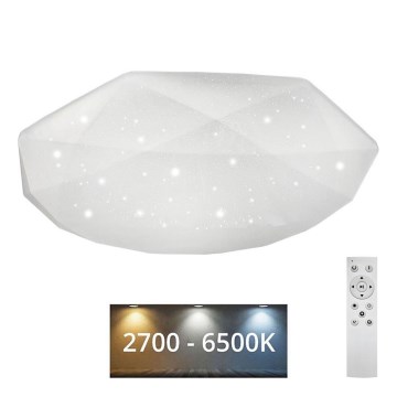 Dimbare LED plafondlamp INDUS LED/60W/230V 2700-6500K diameter 58 cm + afstandsbediening