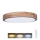 Dimbare LED plafondlamp IRON OAK LED/60W/230V 3000-6500K eiken diameter 51 cm + afstandsbediening
