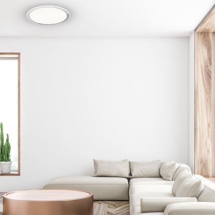 Dimbare LED-plafondlamp LAYLA met afstandsbediening LED/66W/230V