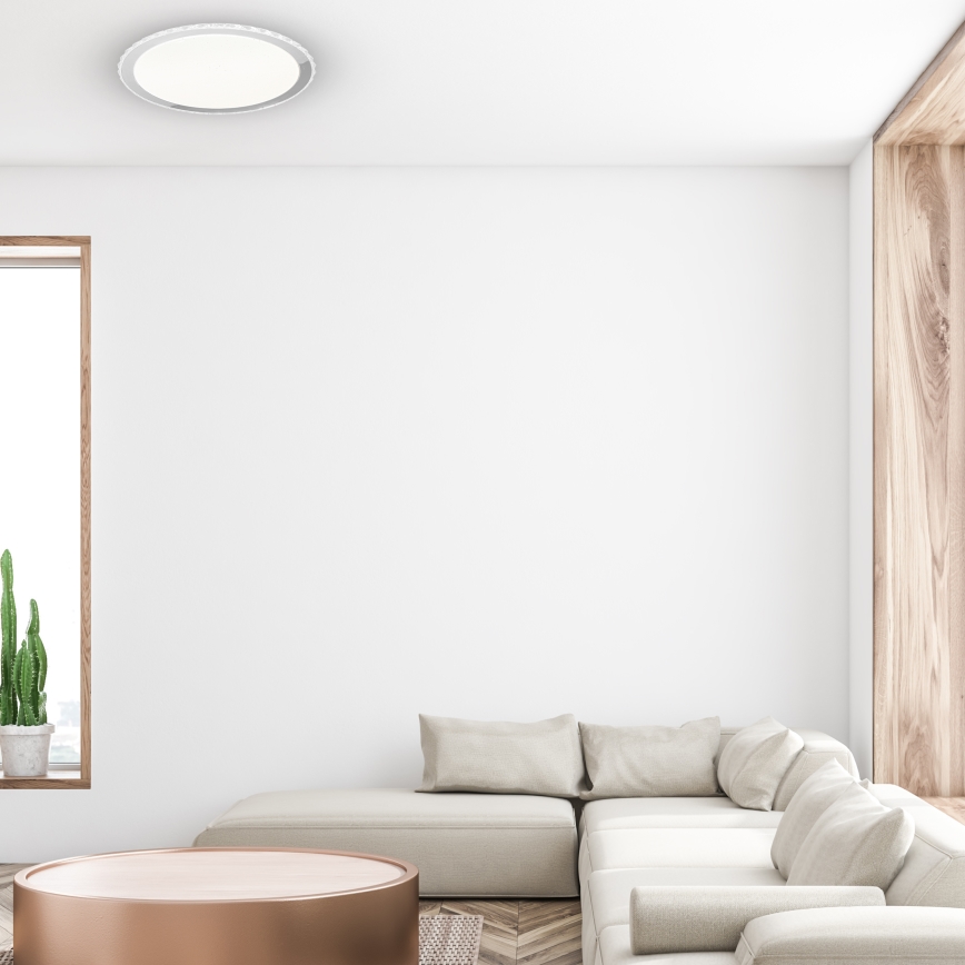 Dimbare LED-plafondlamp LAYLA met afstandsbediening LED/66W/230V