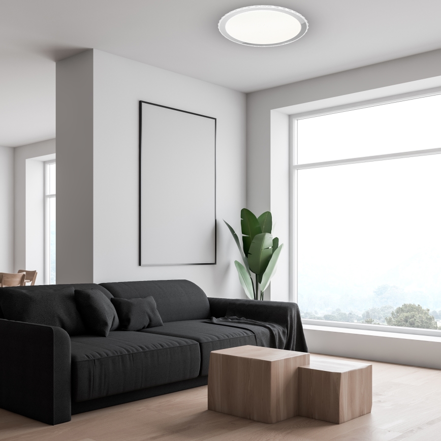 Dimbare LED-plafondlamp LAYLA met afstandsbediening LED/66W/230V