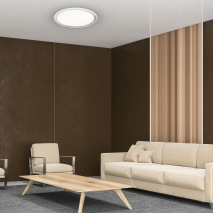 Dimbare LED-plafondlamp LAYLA met afstandsbediening LED/66W/230V