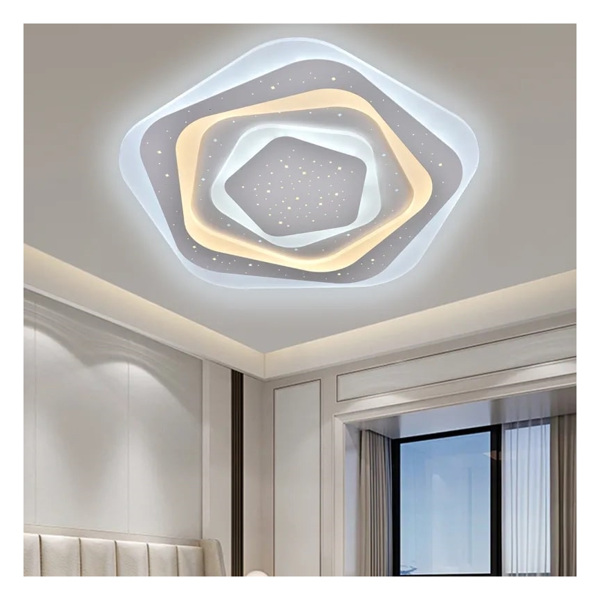 Dimbare LED Plafondlamp LED/105W/230V 3000-6500K + afstandsbediening