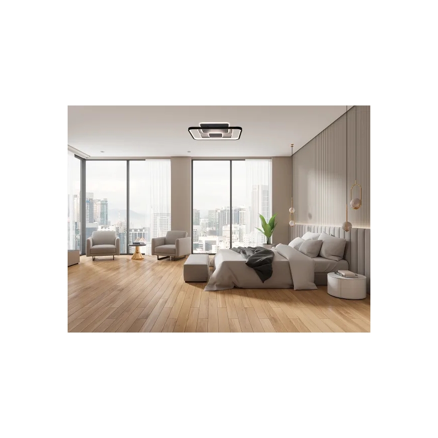 Dimbare LED Plafondlamp LED/110W/230V 3000-6500K wit + afstandsbediening