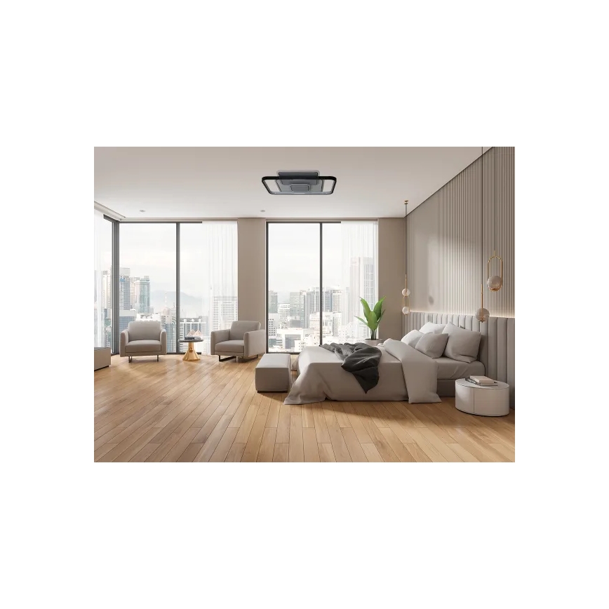 Dimbare LED Plafondlamp LED/110W/230V 3000-6500K wit + afstandsbediening
