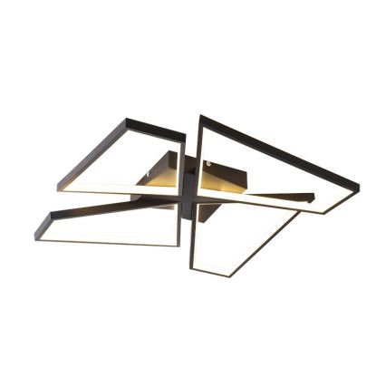 Dimbare LED Plafondlamp LED/115W/230V 3000-6500K zwart + afstandsbediening