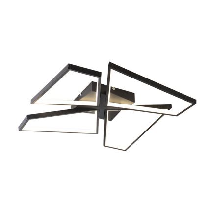 Dimbare LED Plafondlamp LED/115W/230V 3000-6500K zwart + afstandsbediening