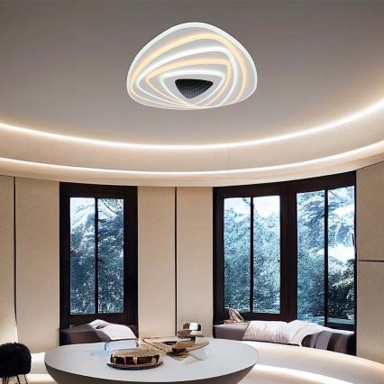 Dimbare LED plafondlamp LED/120W/230V 3000-6500K + afstandsbediening