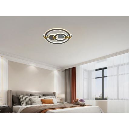 Dimbare LED-plafondlamp LED/120W/230V 3000-6500K + afstandsbediening