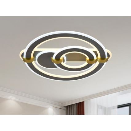 Dimbare LED-plafondlamp LED/120W/230V 3000-6500K + afstandsbediening