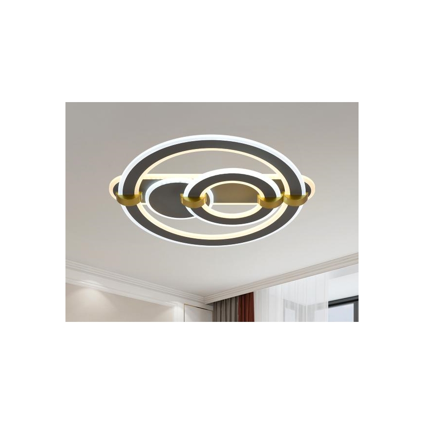 Dimbare LED-plafondlamp LED/120W/230V 3000-6500K + afstandsbediening