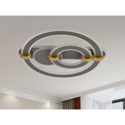 Dimbare LED-plafondlamp LED/120W/230V 3000-6500K + afstandsbediening