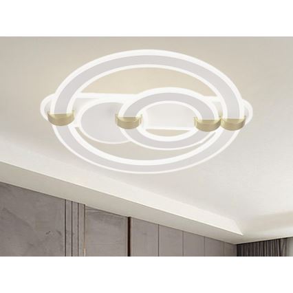Dimbare LED-plafondlamp LED/120W/230V 3000-6500K + afstandsbediening