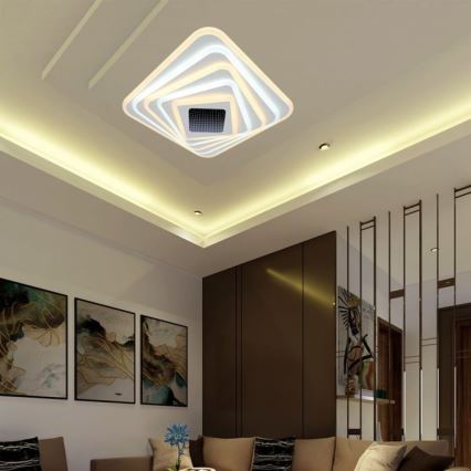 Dimbare LED plafondlamp LED/150W/230V 3000-6500K + afstandsbediening