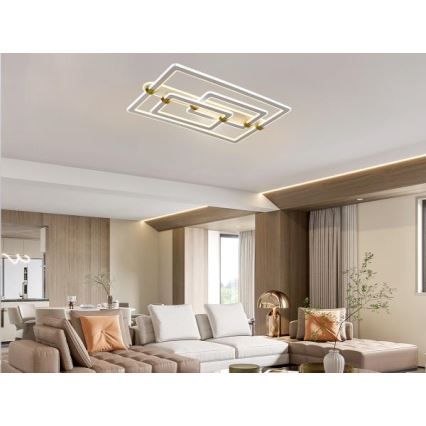 Dimbare LED-plafondlamp LED/280W/230V 3000-6500K + afstandsbediening