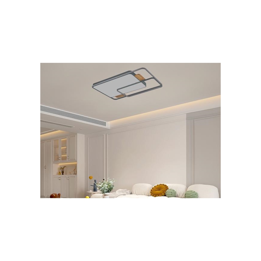 Dimbare LED-plafondlamp LED/280W/230V 3000-6500K + met afstandsbediening