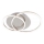 Dimbare LED-plafondlamp LED/28W/230V 3000K mat chroom