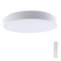 Dimbare LED plafondlamp LED/40W/230V 3000-6500K 39,5 cm wit + afstandsbediening