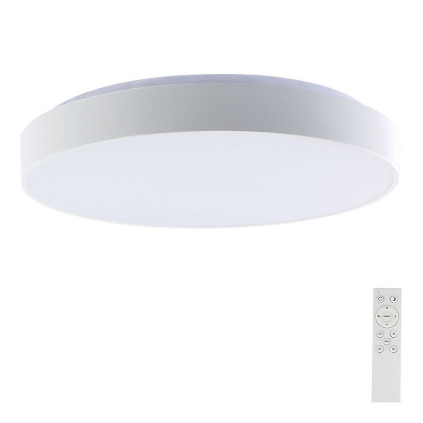 Dimbare LED plafondlamp LED/40W/230V 3000-6500K 39,5 cm wit + afstandsbediening