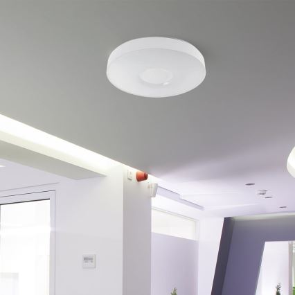 Dimbare LED plafondlamp LED/40W/230V 3000-6500K 39 cm wit + afstandsbediening