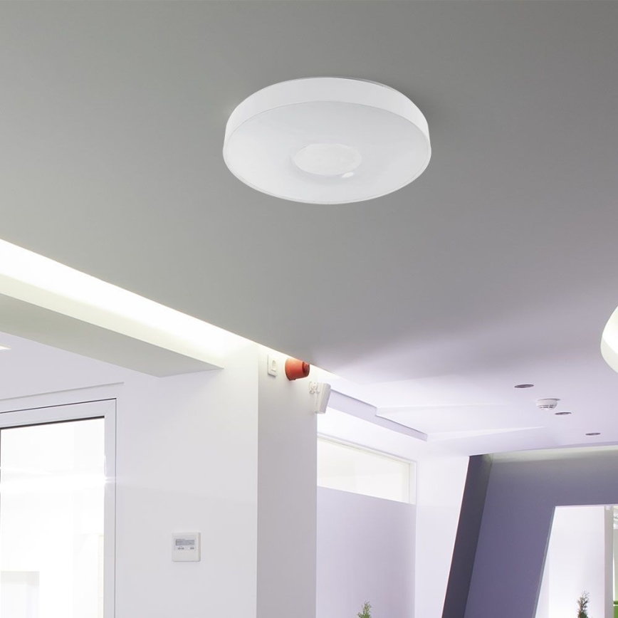 Dimbare LED plafondlamp LED/40W/230V 3000-6500K 39 cm wit + afstandsbediening
