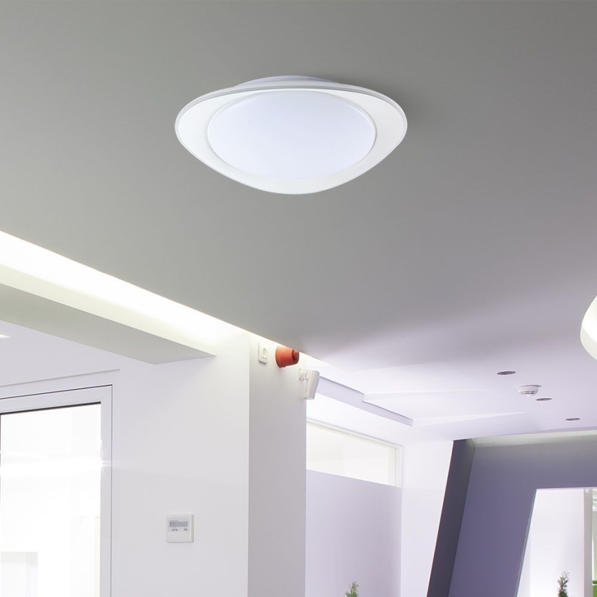 Dimbare LED plafondlamp LED/40W/230V 3000-6500K 45 cm wit + afstandsbediening