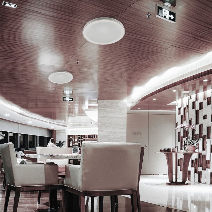Dimbare LED plafondlamp LED/40W/230V 3000K/4000K/6500K diameter 41 cm + afstandsbediening