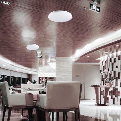 Dimbare LED plafondlamp LED/40W/230V 3000K/4000K/6500K diameter 50 cm + afstandsbediening