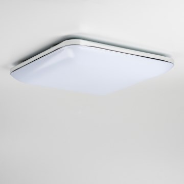 Dimbare LED-plafondlamp LED/42W/230V 3000-6500K 49x49 cm wit + afstandsbediening