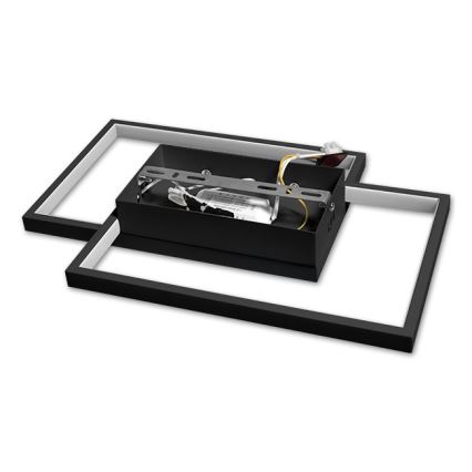 Dimbare LED plafondlamp LED/45W/230V 3000-6500K zwart + afstandsbediening