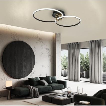 Dimbare LED plafondlamp LED/48W/230V 3000-6500K + afstandsbediening