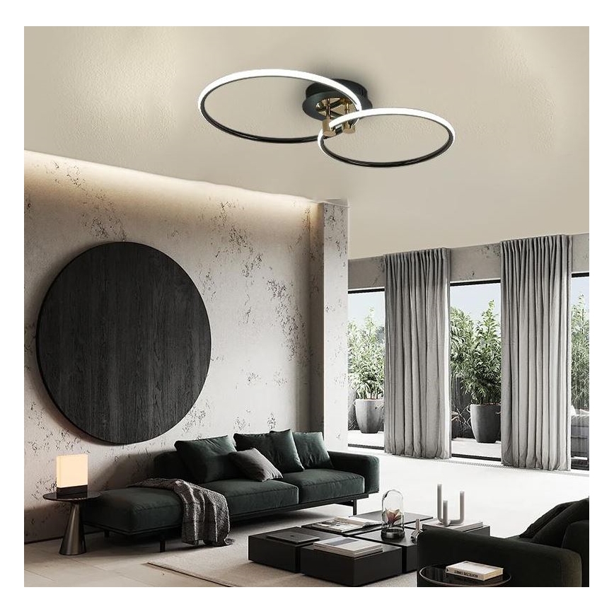 Dimbare LED plafondlamp LED/48W/230V 3000-6500K + afstandsbediening