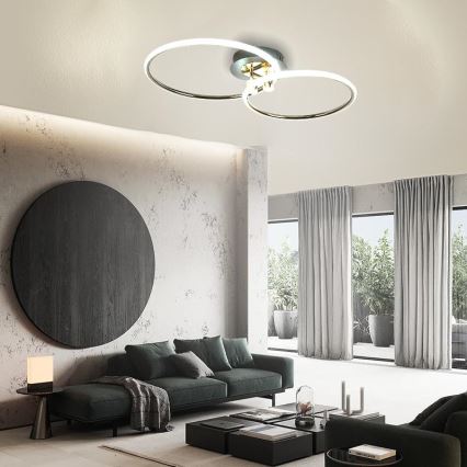Dimbare LED plafondlamp LED/48W/230V 3000-6500K + afstandsbediening