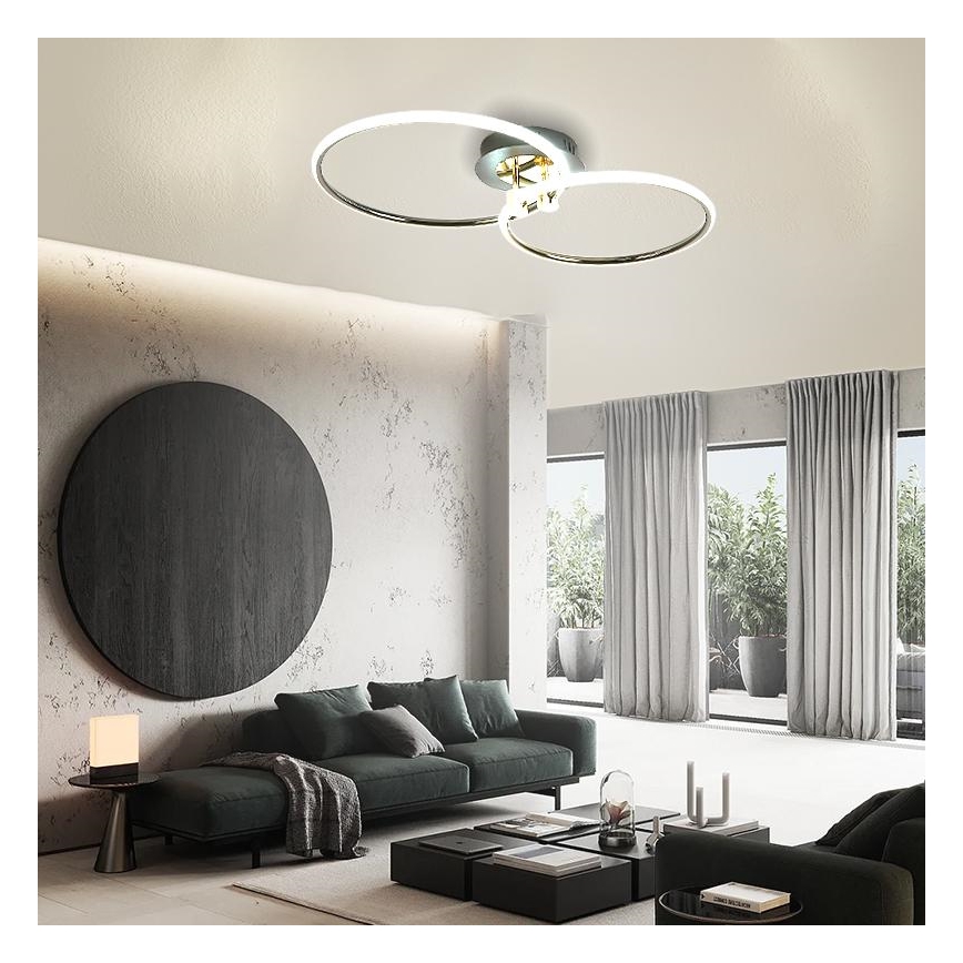 Dimbare LED plafondlamp LED/48W/230V 3000-6500K + afstandsbediening