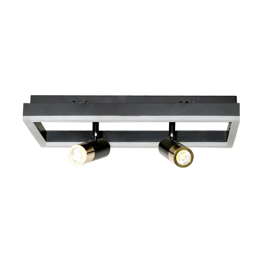 Dimbare LED Plafondlamp LED/50W/230V 3000-6500K zwart + afstandsbediening