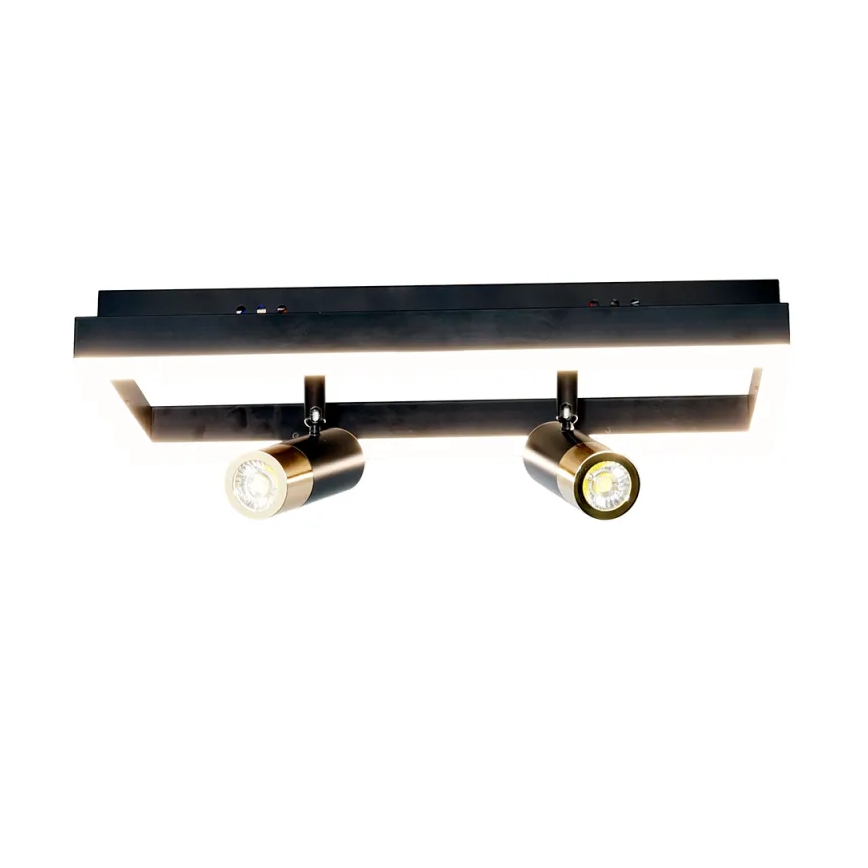 Dimbare LED Plafondlamp LED/50W/230V 3000-6500K zwart + afstandsbediening